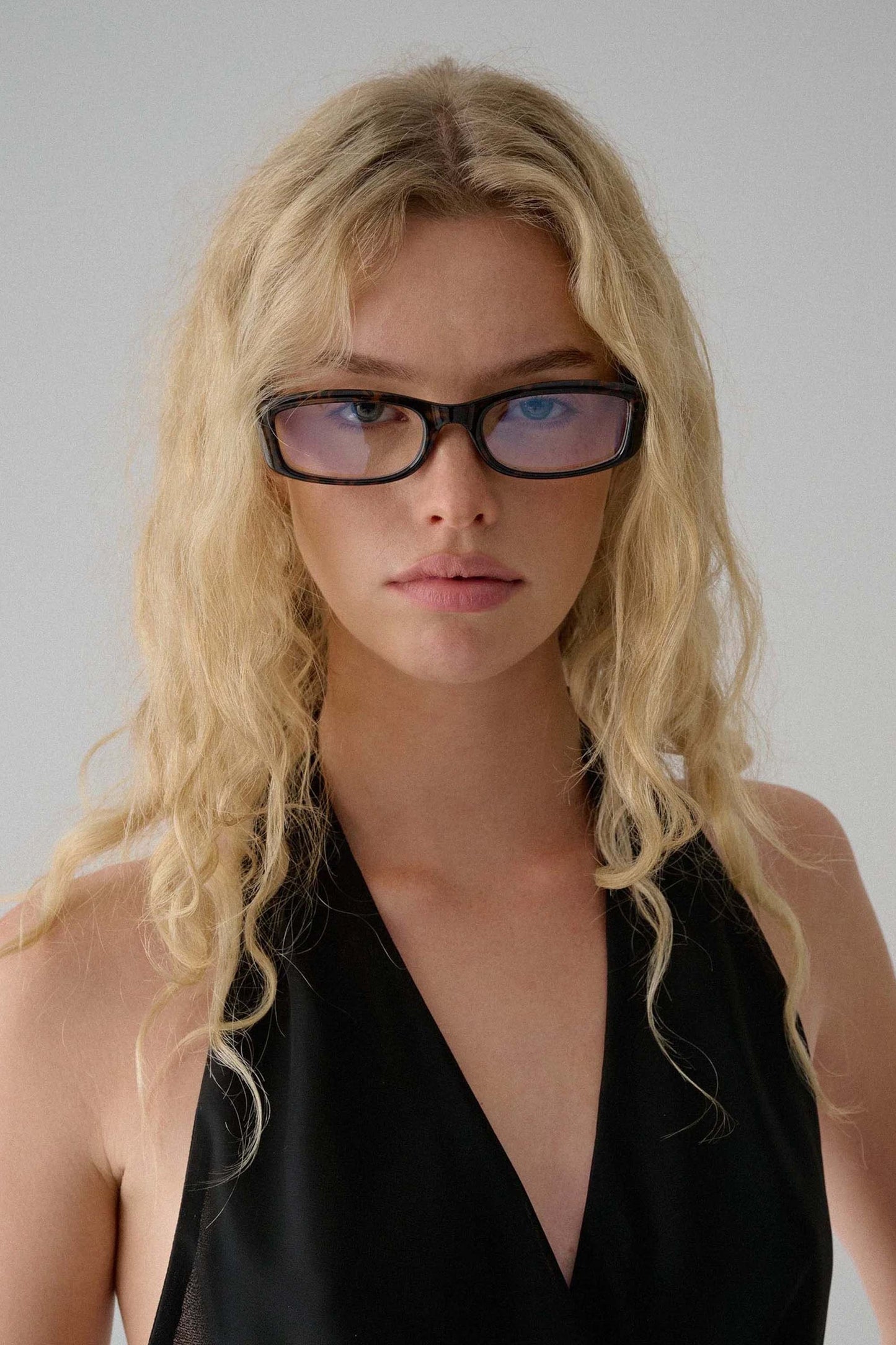 SZADE - hart ; havana tortoiseshell / clear anti blue light