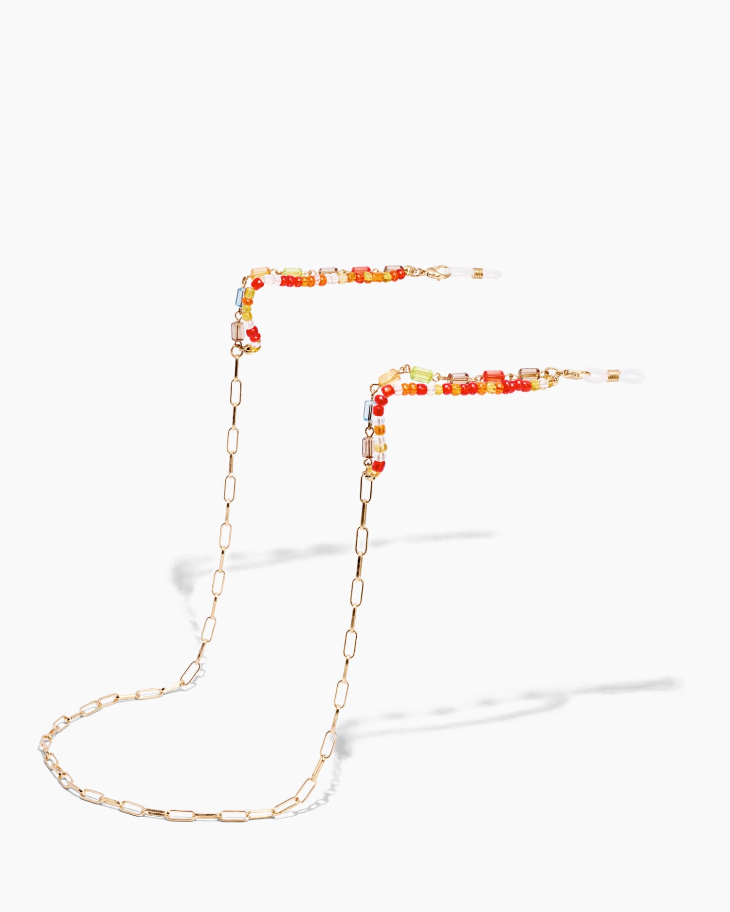 SZADE - sunglass chain ; gold / skittles