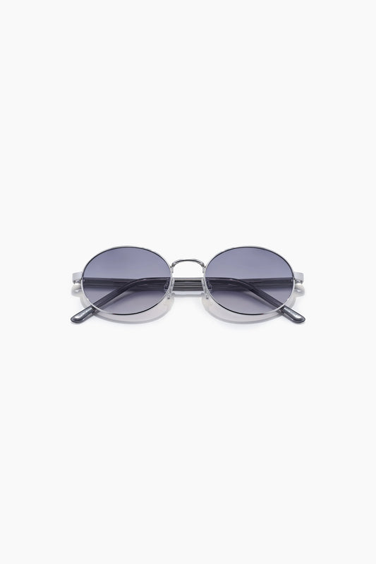 SZADE - finch ; polished silver / charcoal