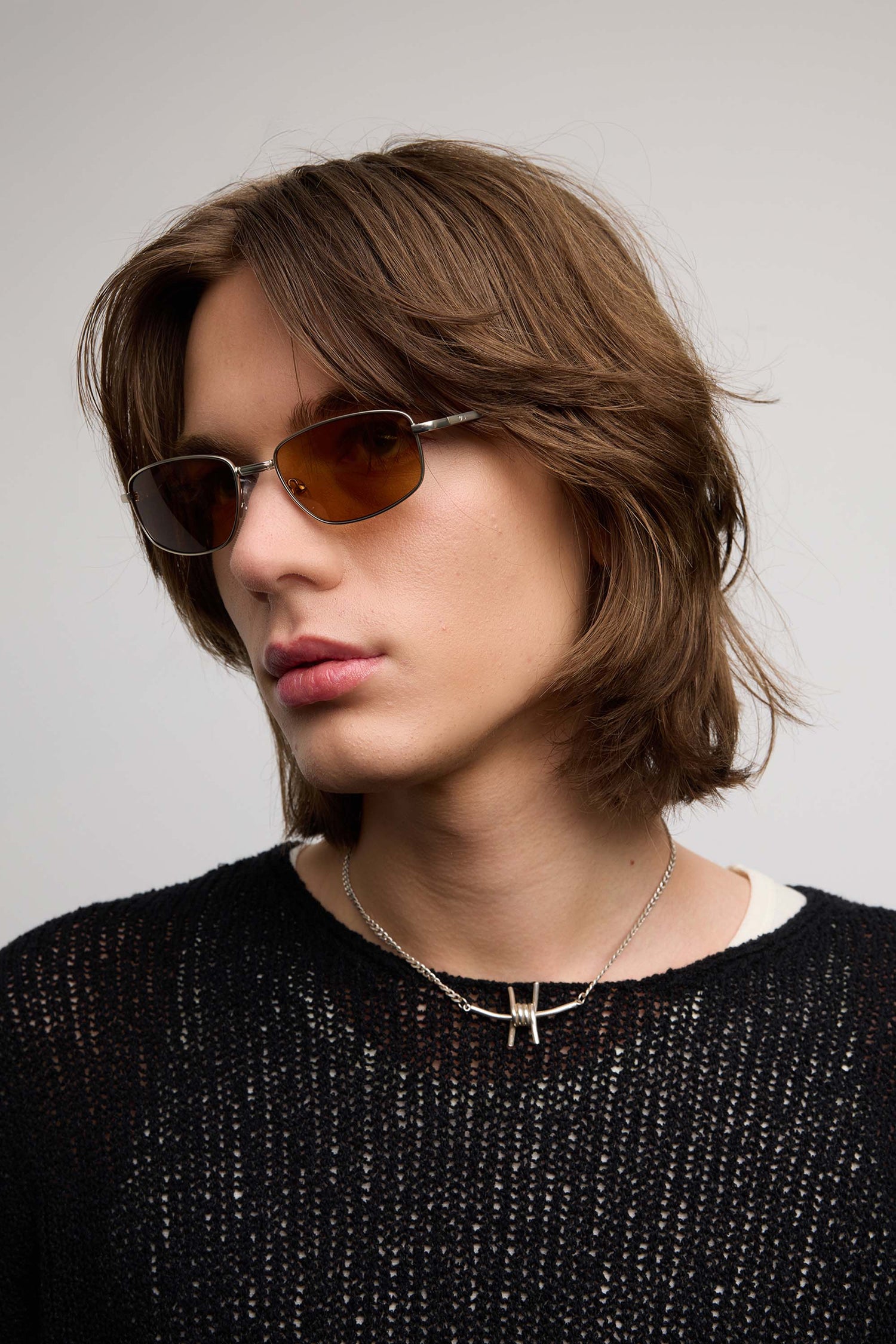 SZADE - lee ; matte silver / hazelnut