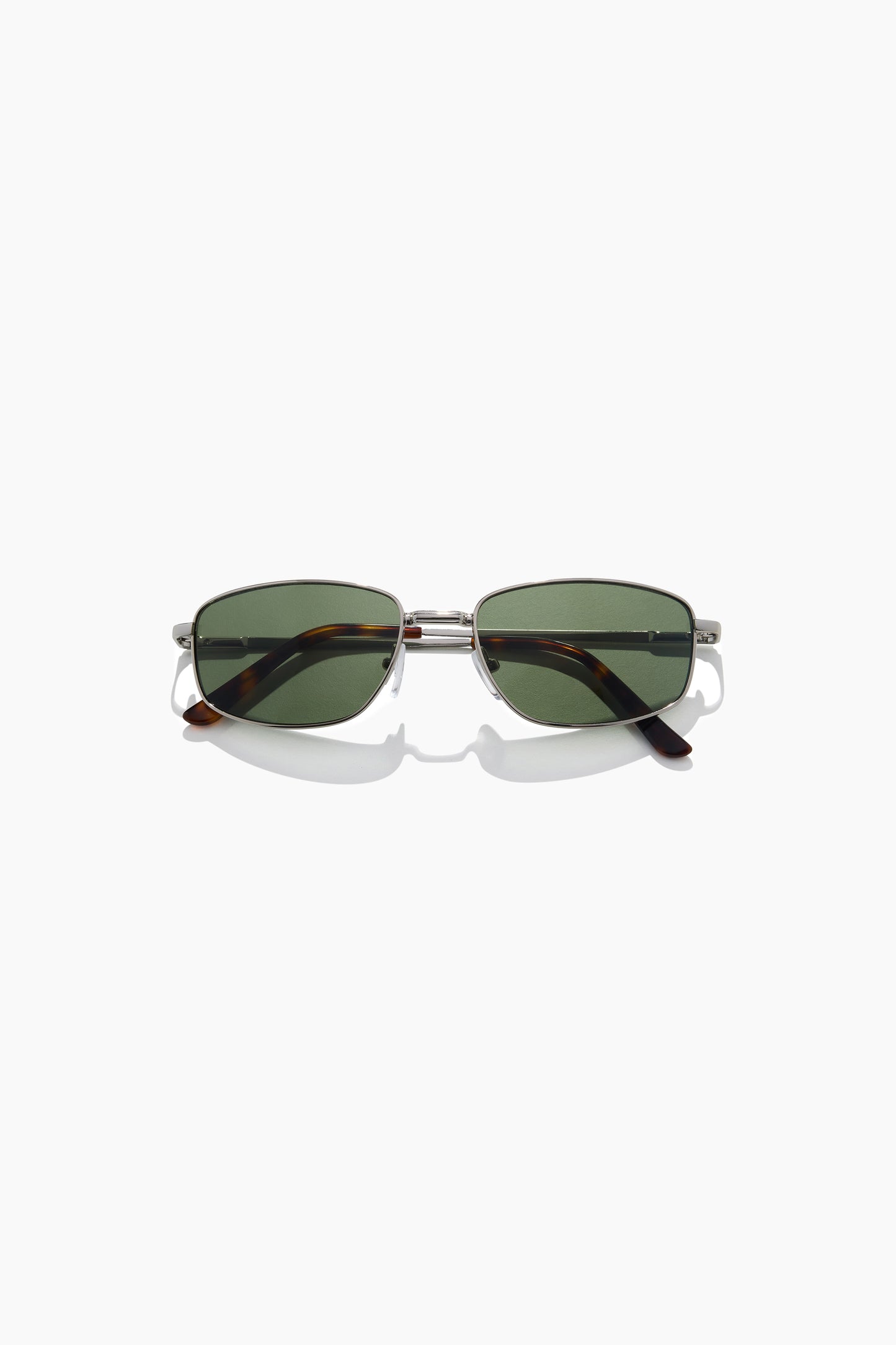 SZADE - lee ; polished silver / moss