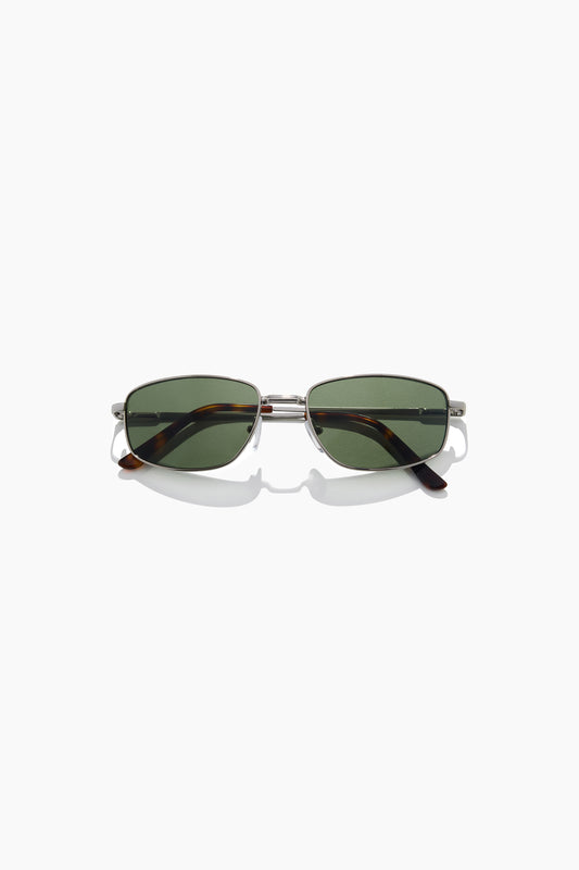 SZADE - lee ; polished silver / moss