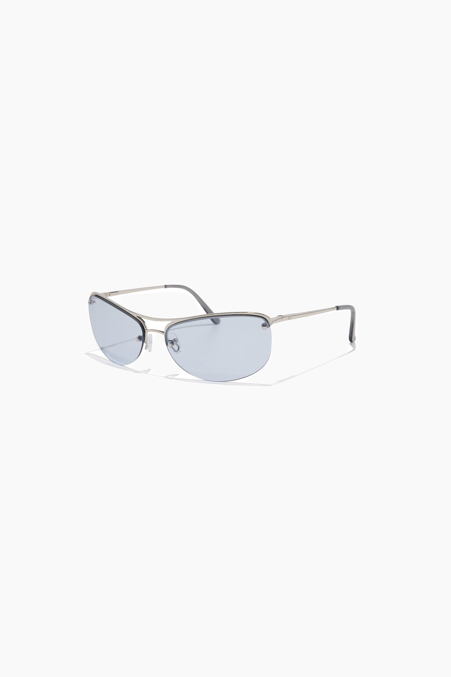 SZADE - slim ; polished silver / periwinkle