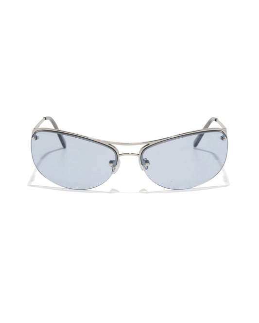 SZADE - slim ; polished silver / periwinkle
