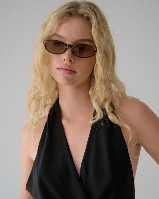 SZADE - dove ; mustard tortoiseshell / caper