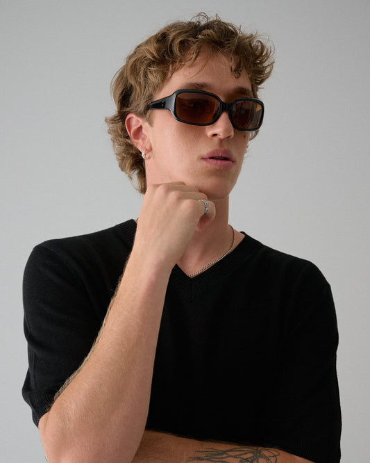 SZADE - farrow ; elysium black / hazelnut polarised
