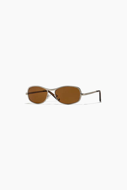 SZADE - rush ; matte silver / hazelnut