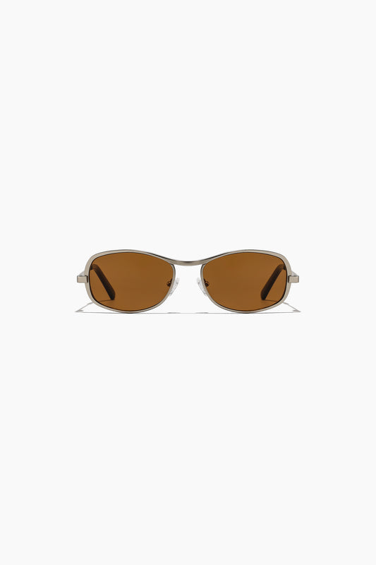 SZADE - rush ; matte silver / hazelnut