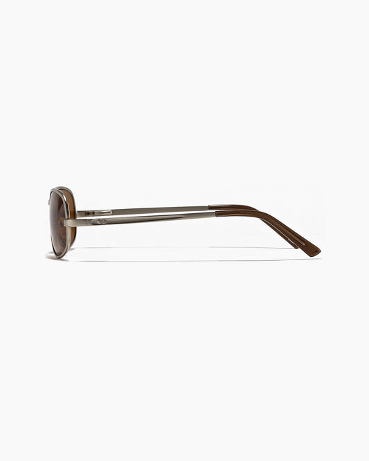 SZADE - rush ; matte silver / hazelnut